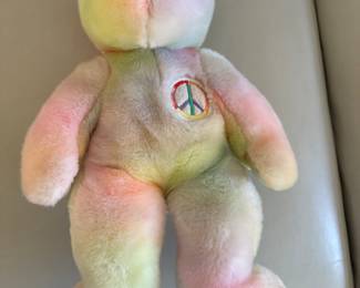 Large Peace Bennie Bear without a tag. $25. 