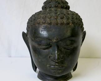 Burmese Bronze Kepala Buddha Sculpture