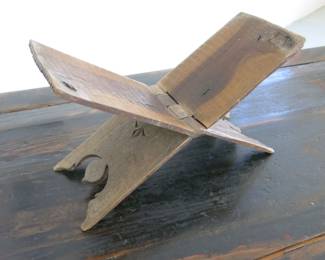 Antique Hand Crafted Wood Quran Holder