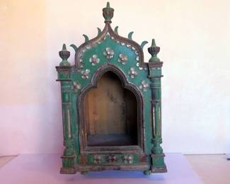 19th C. Mughal Style Indian Mandir Temple Shrine