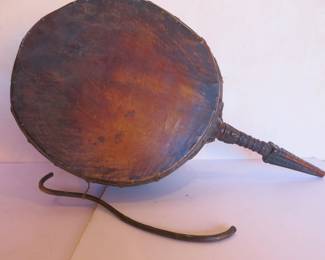 Early 20th C. Himalayan Shaman Dhyangro Drum 
