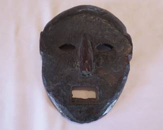 Nepal Jumla Primitive Carved Tribal Wood Mask