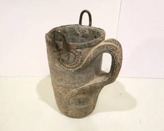 Early 19th C. Tibetan Yak Milk Bucket