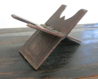 Antique Hand Crafted Wood Quran Holder