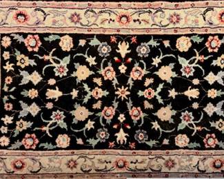Small Oriental Rug w/Fringe (Black) 3' W x 5' L