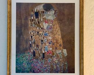 Klimnt 'The Kiss' 26" x 33" 