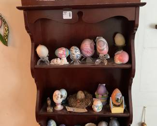 Collection of eggs including Fenton