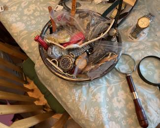 Basket full of watches