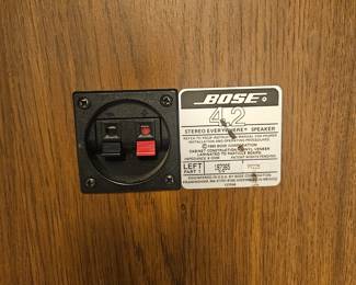 Pair vintage Bose 4.2 speakers 
$75.00