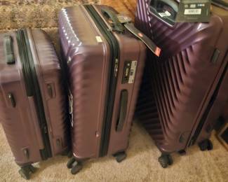 Three piece luxury rolling luggage set $100 mint condition