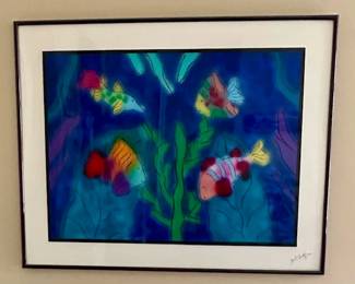 Jack Schultz pen signed Litho