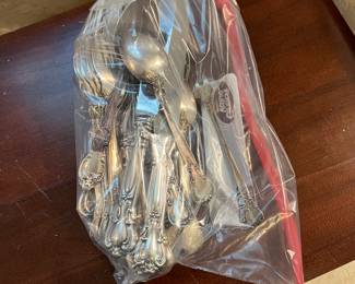 Partial set Sterling “Chantily” 