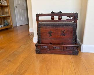 $200, Traditional Chinese wedding dowry trunk. 