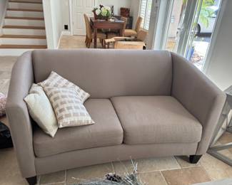 $400 for two boothbay grey modern couches. They are identical, and the other image is of the other couch. 