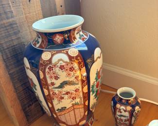 $75, Faux antique Chinese Vases. 