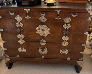 antique KOREAN BANDAJI chest
