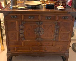 KOREAN wooden BANDAJI chest