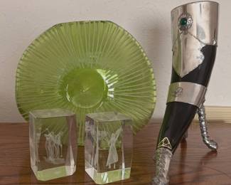 stunning glassware and NORDIC DRINKING HORN
