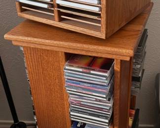 CD holders that spin