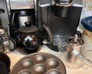 CUISINART, KEURIG coffee makers