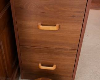 wood file cabinet