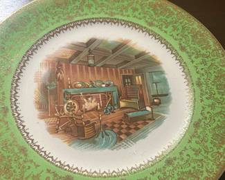 Imperial Service Plates - 24K gold etching