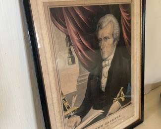 Andrew Jackson framed print