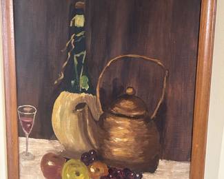 Framed original oil painting