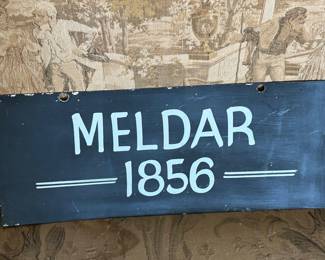 Sign noting the MELDAR home, built in 1856