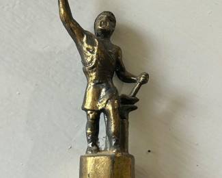 Vintage Souvenir of the Vulcan Statute in Birmingham, Alabama