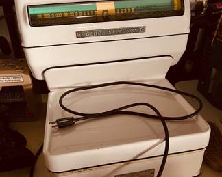 Vintage Commercial globe Simpson deli scale