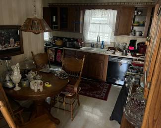 Kitchen Table, Chairs, Hutch