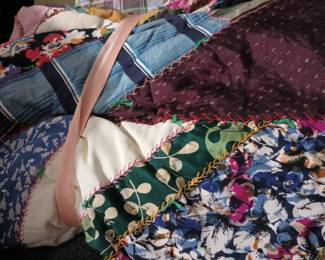 Lg. Victorian Crazy Quilt