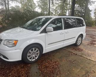 2016 Chrysler Town and Country van with stow and go seating. All seats are in the van but were in the stowed position when photographed. Seating for 6-7        102,003 miles. $7800.00 but open to reasonable offers