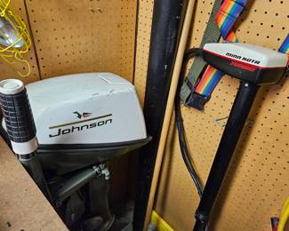 Johnson boat motor, Minn Kota  trolling motor 