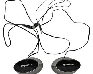 Set of Amazon Basics Computer Speakers 
