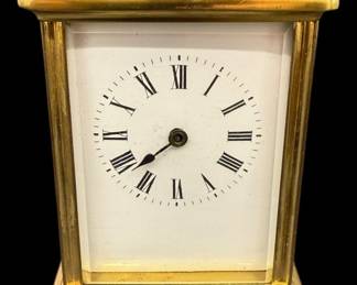 Vintage Brass Clock 