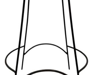 Wicker And Metal Barstool 