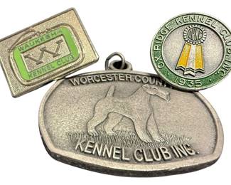Assorted Kennel Club Member Pins 