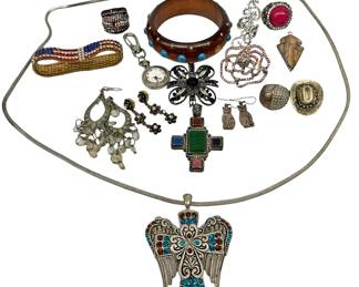 Assortment of Costume Jewelry 