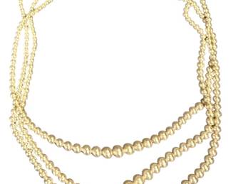 Pearl Necklace wSterling Silver Clasp 