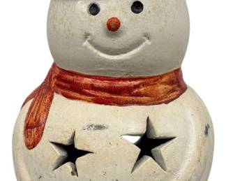 Concrete Outdoor Snowman 