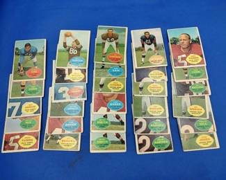 29 1960 Topps Football Cards