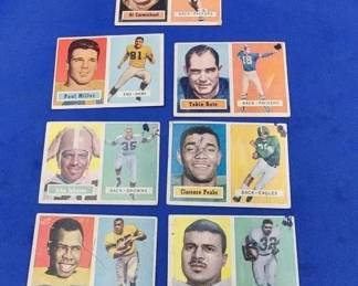 7 1957 Topps Football Cards