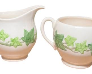 Franciscan Ivy Creamer Sugar Set 