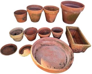 Mixed Terra Cotta Flower Pots II 