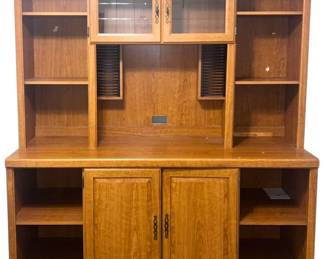 Large Office Hutch w Shelves  Storage 