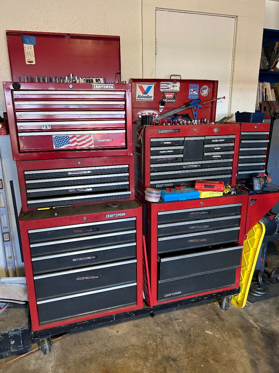 Multiple Craftsman Toolboxes