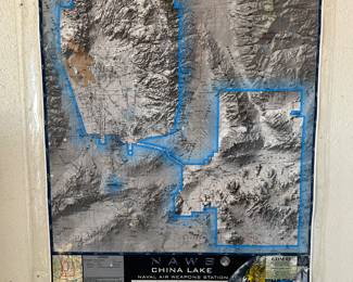 Map of China Lake