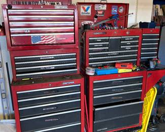 Multiple Craftsman Toolboxes